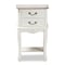 Baxton Studio Amalie White and Oak Finished 2-Drawer Wood Nightstand 160-10239 - alternate 5